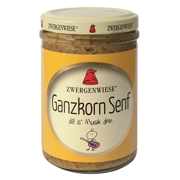 Zwergenwiese Hořčice z celých zrn 160 ml BIO